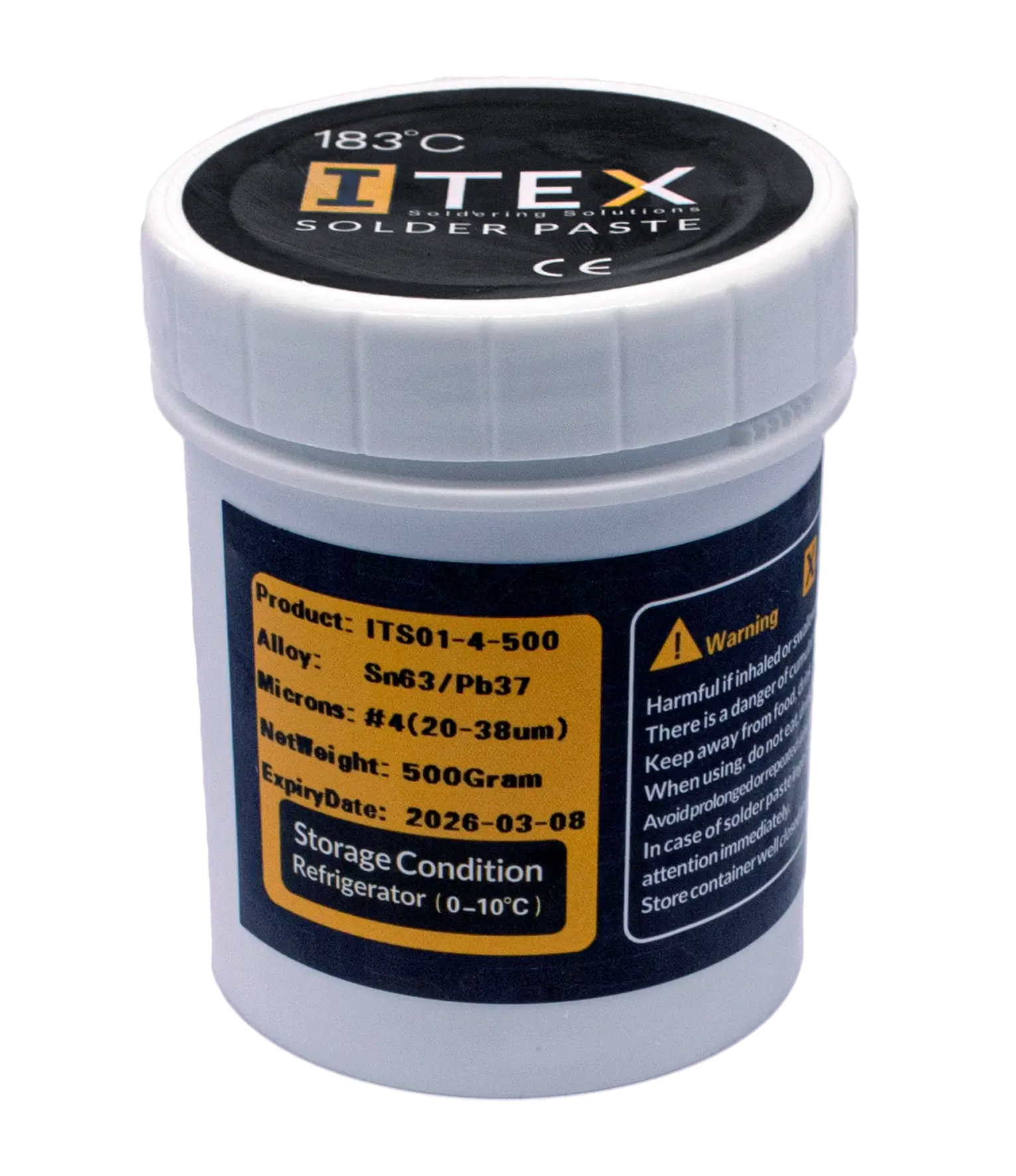 ITEX Sn63/Pb37 Type 4 no-clean solder paste